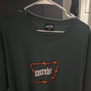 Icecream Green and Orange Short Sleeve Tee